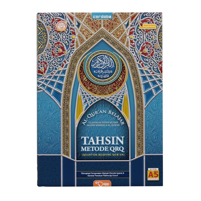 Gambar Al Qur'an Belajar Tahsin Super Mudah Metode QRQ Quantum Reading Quran Ukuran A4 - Biru dari Quran Cordoba_NEW undefined Tokopedia