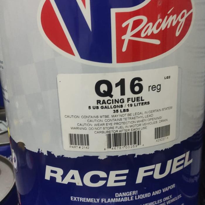 Jual VP Racing Fuel Q16 Bensin Balap Drag Race Competition High Octane ...