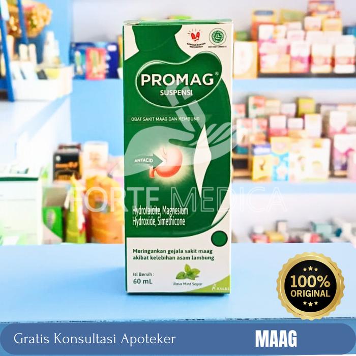 Gambar Promag Suspensi 60 ml dari Apotek Forte Medica undefined Tokopedia