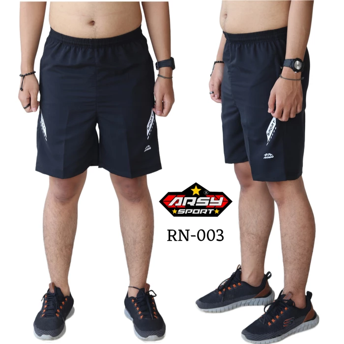 Gambar Arsy Sport - Celana Pendek Running Parasut Resleting - RN003 - H-Putih, M dari ARSY SPORT undefined Tokopedia