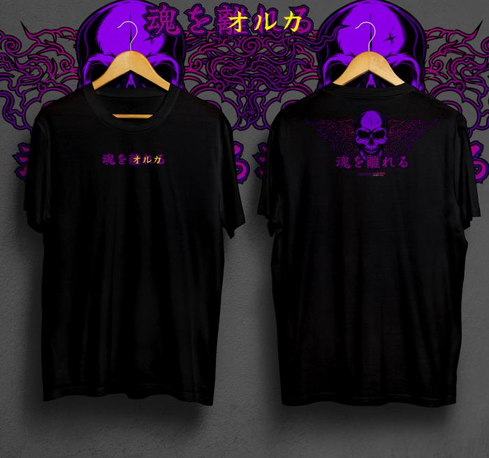 Gambar Kaos Pria Sablon Leaving Soul T Shirt Distro Cotton Oversize Oruka - Hitam, M dari Oruka Cloth undefined Tokopedia