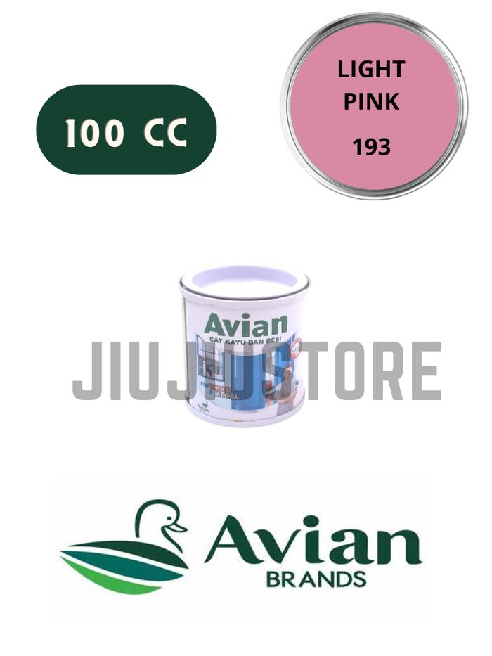 Gambar AVIAN CAT KAYU DAN BESI 100 CC ( GLOSS ) AVIAN CAT MINYAK 100 CC AVIAN - LIGHT PINK dari JIUJIU STORE undefined Tokopedia