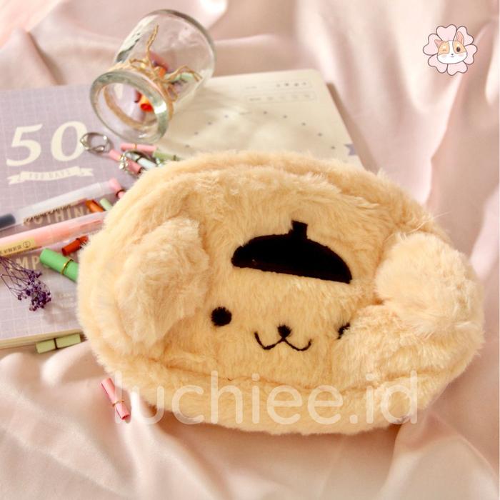 Gambar Tempat Pensil Anak Perempuan Dompet My Melody Kuromi Bulu Premium SNI - Pompompurin dari luchiee.id undefined Tokopedia