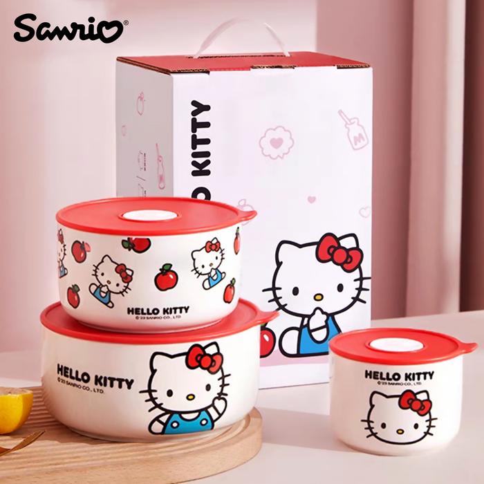 Gambar Set 3pc Kotak Makan Cinnamoroll My Melody ORI Sanrio Lunch Box Anak - Hello Kitty dari TobbyCollection undefined Tokopedia