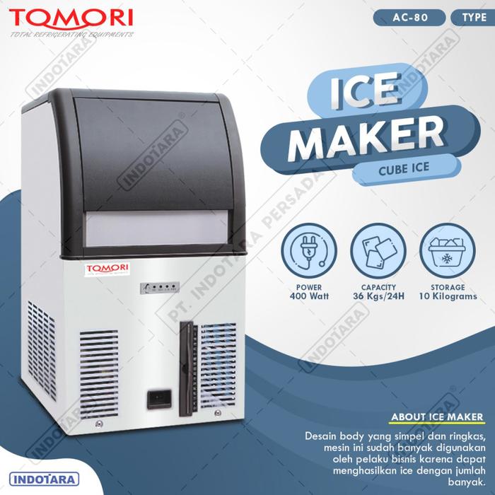 Gambar Mesin Pembuat Es Kubus AC-80 TOMORI ICE CUBE dari PT. Indotara Persada undefined Tokopedia