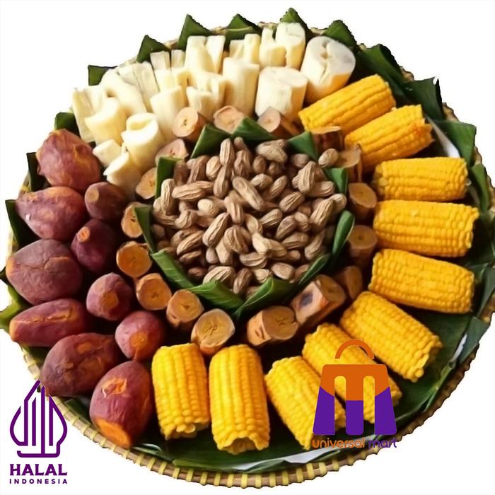 Gambar Aneka Kue Rebusan Tradisional universalmart Paket Satu Tampah - isi 160 dari Universalmart_NEW undefined Tokopedia