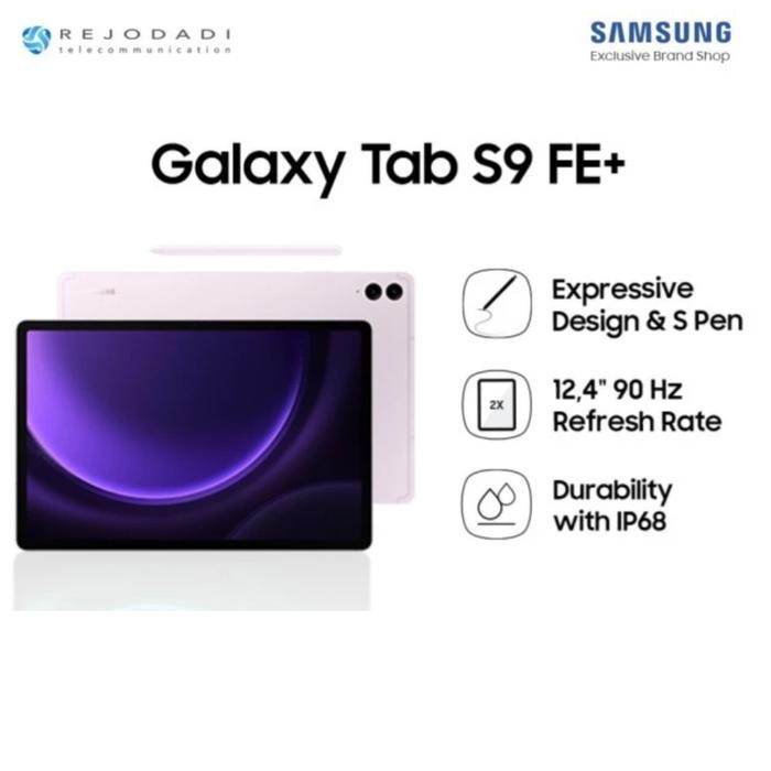 Gambar SAMSUNG Galaxy Tab S9 FE Plus 5G [12/256GB] - Garansi Resmi Samsung - Lavender dari Rejodadi Surabaya undefined Tokopedia