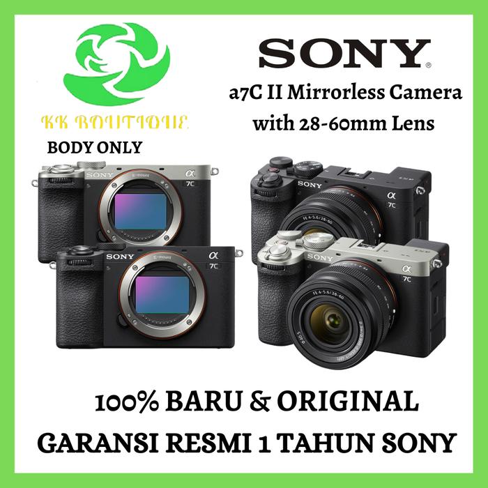 Sony A7cii Sony A7c Harga Jual SONY Alpha A7C II Body Sony A7CII
