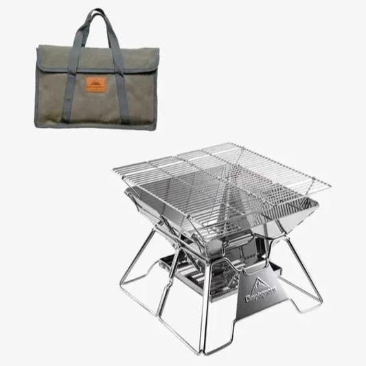 Gambar Camping moon MT-2 alat panggang lipat BBQ grill portable stainless steel kompor camping - MT-2 dari camping traveller undefined Tokopedia