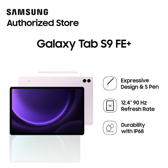 Gambar Samsung Galaxy Tab S9 FE+ 5G 12/256GB - Lavender dari H2 Samsung Authorized undefined Tokopedia