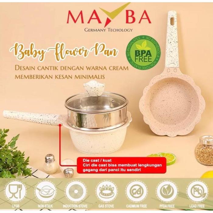 Gambar Panci Set Mpasi Anak Bayi / Set Panci Steamer Wajan Serbaguna - Cream dari dang1010 undefined Tokopedia
