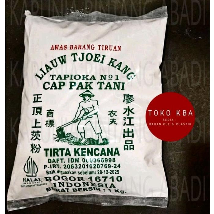 Gambar Tepung Tapioka No.1 Liauw Tjoei Kang Cap Pak Tani Tirta Kencana 1 KG dari TokoKBA undefined Tokopedia