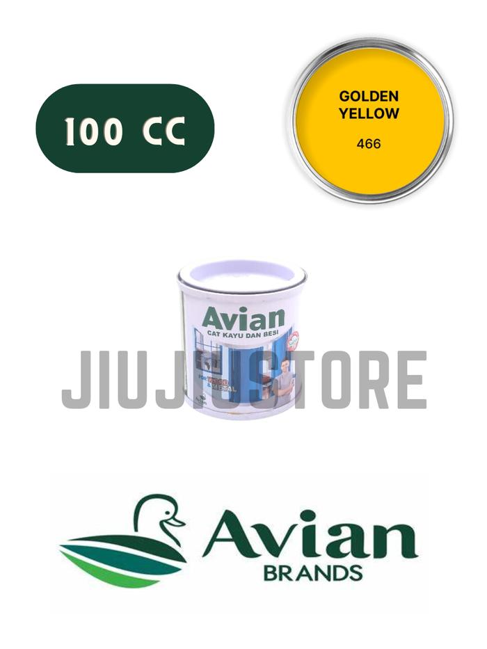 Gambar AVIAN CAT KAYU DAN BESI 100 CC ( GLOSS ) AVIAN CAT MINYAK 100 CC AVIAN - GOLDEN YELLOW dari JIUJIU STORE undefined Tokopedia