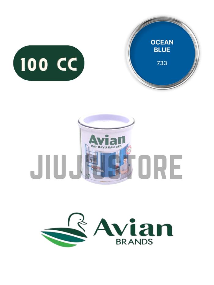 Gambar AVIAN CAT KAYU DAN BESI 100 CC ( GLOSS ) AVIAN CAT MINYAK 100 CC AVIAN - OCEAN BLUE dari JIUJIU STORE undefined Tokopedia
