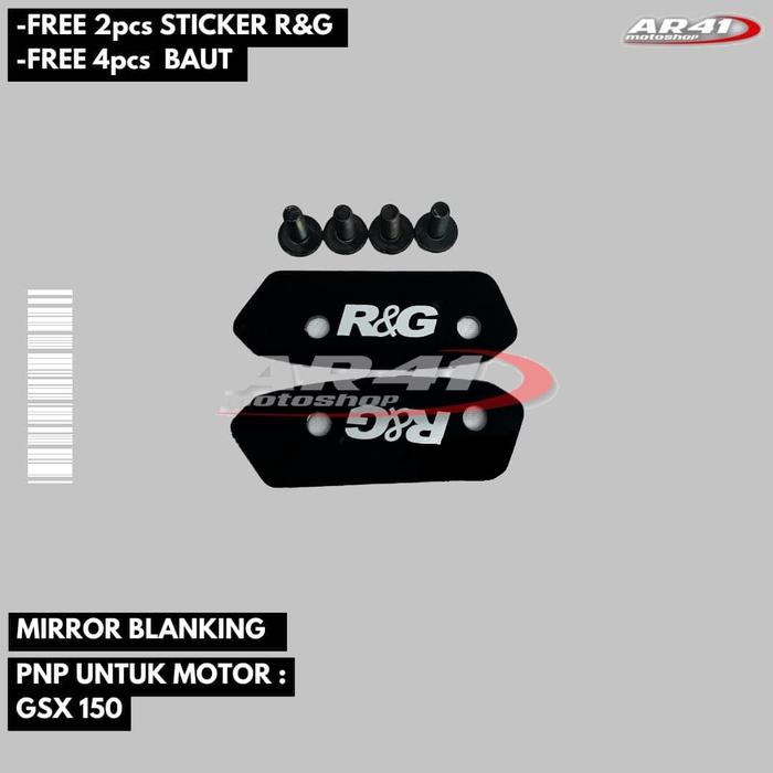 Gambar Mirror Blanking Cover Tutup Spion R&G GSX-R 150 dari ar41motoshop undefined Tokopedia