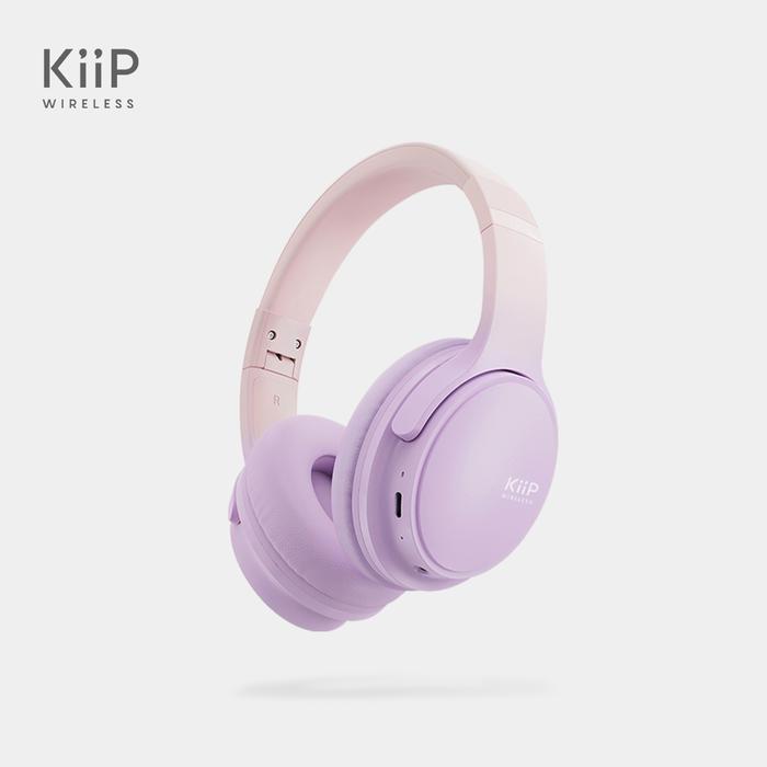Gambar KiiP Wireless TH60 Headphone Bluetooth Wireless Headset Earphone - Ungu dari Gold ACC Indonesia undefined Tokopedia