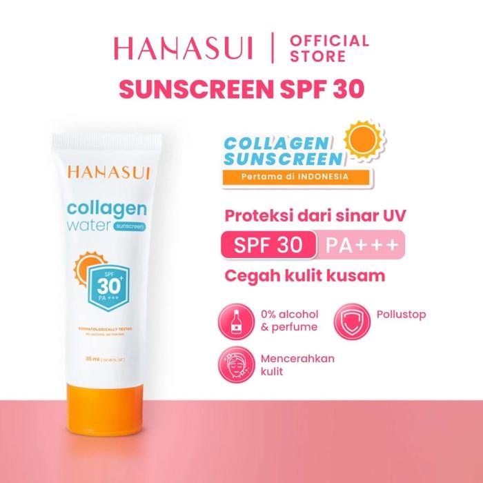 Gambar HANASUI Collagen Water Sunscreen SPF50 & SPF30 PA++++ UV 30ml - SPF 30 dari ATHALLAH COSMETIC & BODYCARE undefined Tokopedia