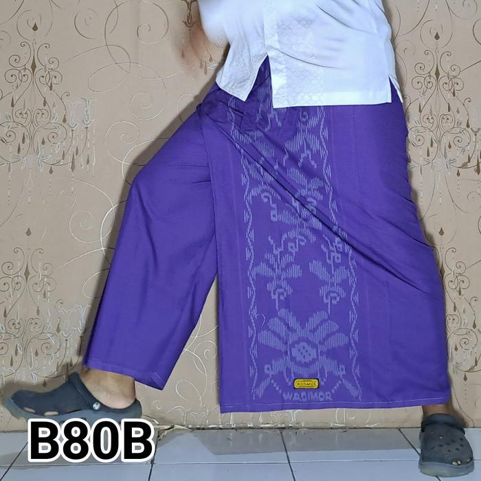 Gambar sarung celana dewasa batik "WADIMOR" adem enak dan nyaman di kulit - B80B dari amel88 undefined Tokopedia