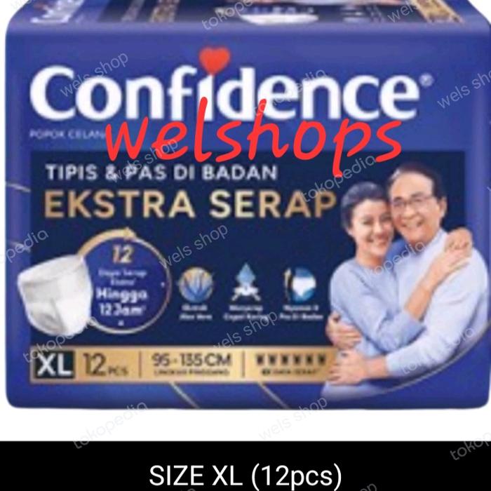 Gambar Confidence Popok Celana Dewasa Adult Diaper XL12 Extra Absorb dari wels shops undefined Tokopedia