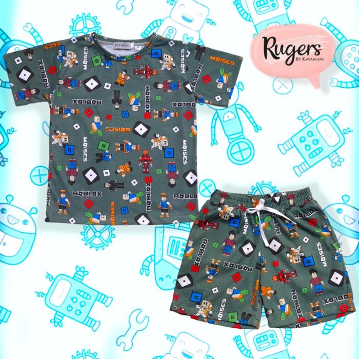 Gambar Rugers By Kayamani - Setelan Anak Laki-Laki - Atasan & Bawahan Roblox - 2-3 tahun dari Rugers By Kayamani undefined Tokopedia