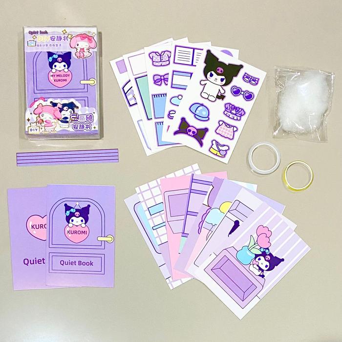 Gambar Buku Quite Book Melody Kuromi Sanrio DIY Mainan Edukasi Anak Busy Book - Mika Kuro dari Liberta 88 Store undefined Tokopedia
