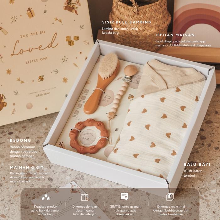 Gambar Baby Gift Set Box Series | Hadiah Kelahiran Bayi | Hampers Bayi - Love Caramel dari Sukanyaman.deco undefined Tokopedia