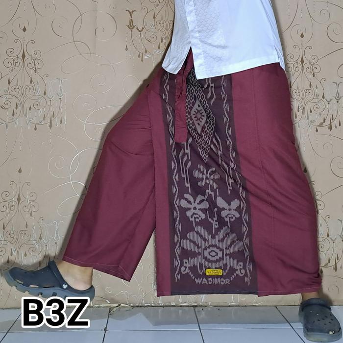 Gambar sarung celana dewasa batik "WADIMOR" adem enak dan nyaman di kulit - B3Z dari amel88 undefined Tokopedia