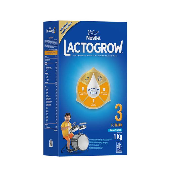Gambar Lactogrow 3 1Kg - Vanila dari Toko Al Fatih Susu & Pampers undefined Tokopedia