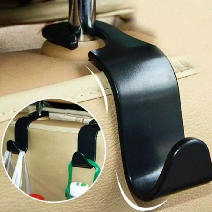 Gambar Car Seat Organizer Gantungan Jok Mobil Karakter / Car Hook Hanger - polos dari Chikito undefined Tokopedia