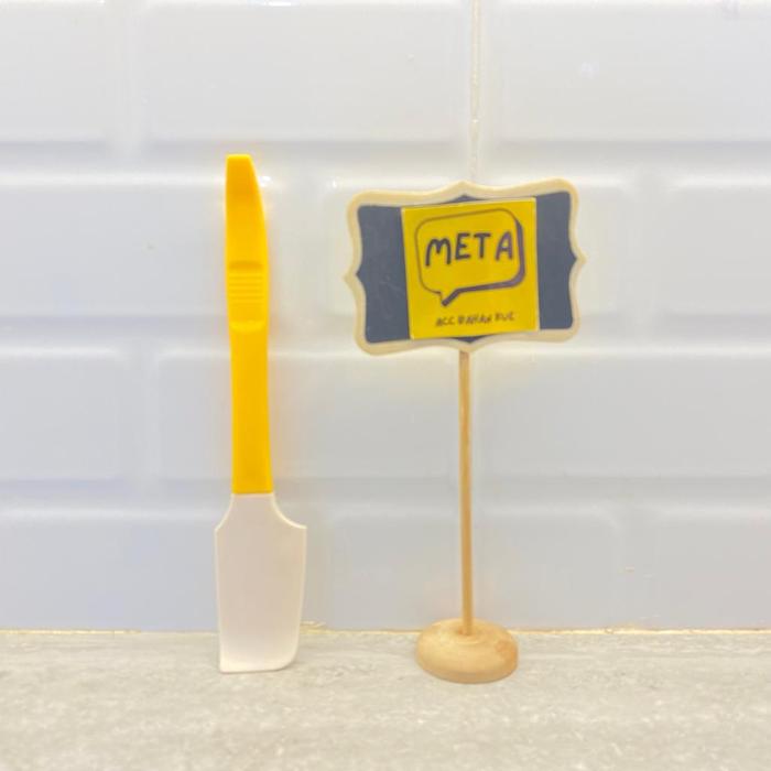 Gambar SPATULA SILIKON 21CM /SPATULA KECIL 18CM/SPATULA MASAK - 21CM dari tbkmeta undefined 5 Tokopedia
