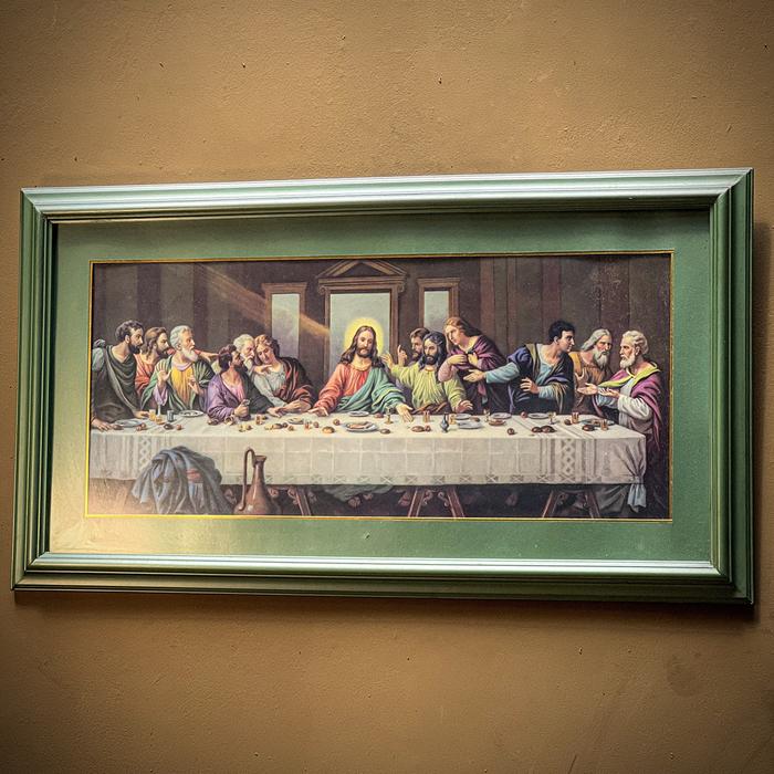 Gambar Pajangan dinding Rohani The last supper Wall Art Print Vintage jadul dari YAYA Antique Store undefined Tokopedia