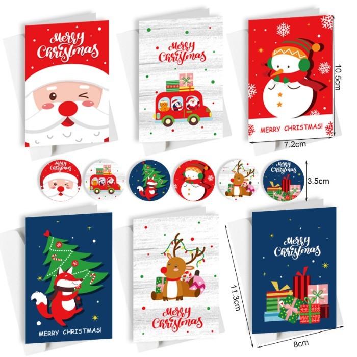 Gambar (New) Kartu ucapan natal hampers Christmas /gift card Christmas - Motif A dari WeddingCollection undefined Tokopedia