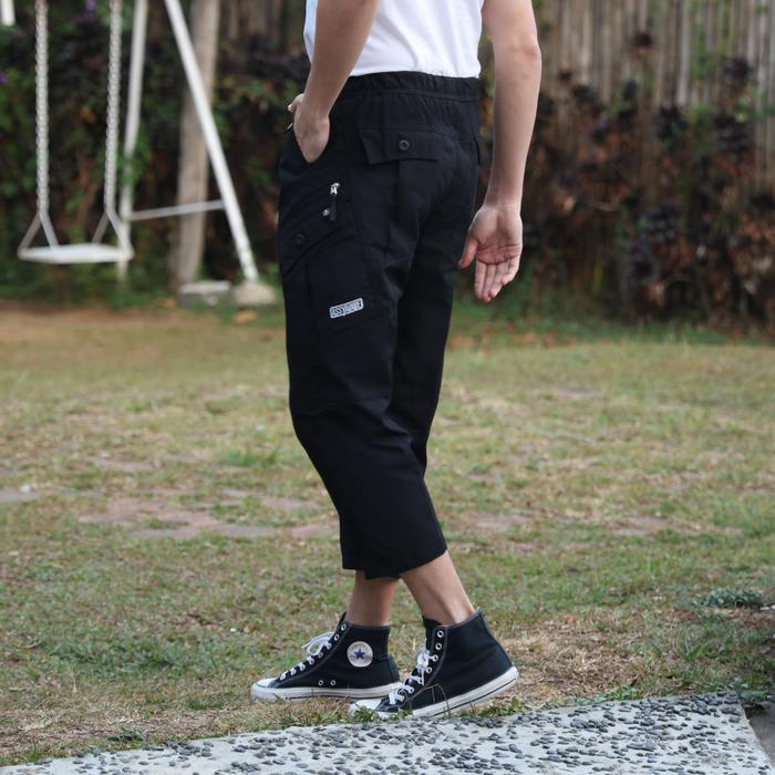 Gambar CELANA Sirwal Cargo Tactical outdoor Ristop assyauqie - Hitam, XL 36 37 38 dari Toko Kurta undefined Tokopedia