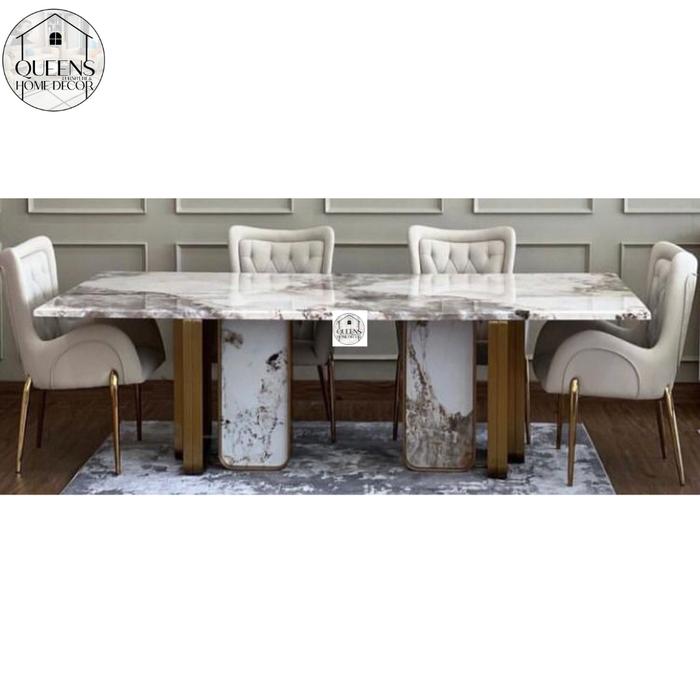 Jual Dining Table Marble Italian Light Luxury Uk 220X110 Kab