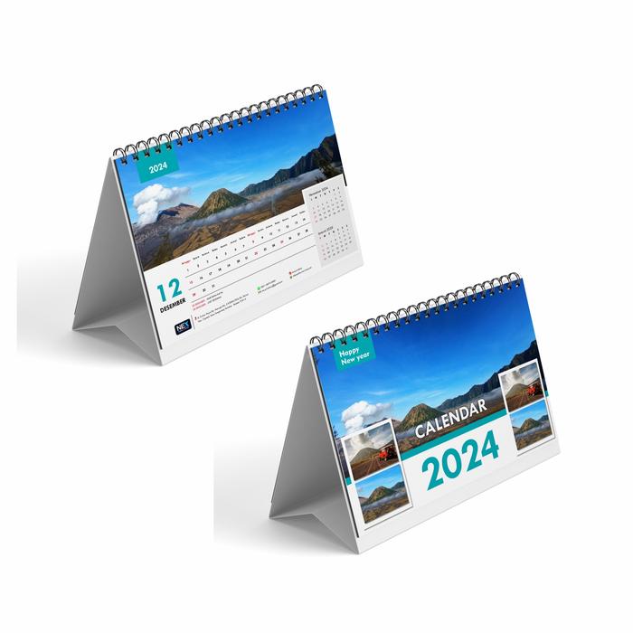 Gambar Cetak Kalender Meja / Duduk Custom - KLN 1 dari Nex Printshop undefined Tokopedia