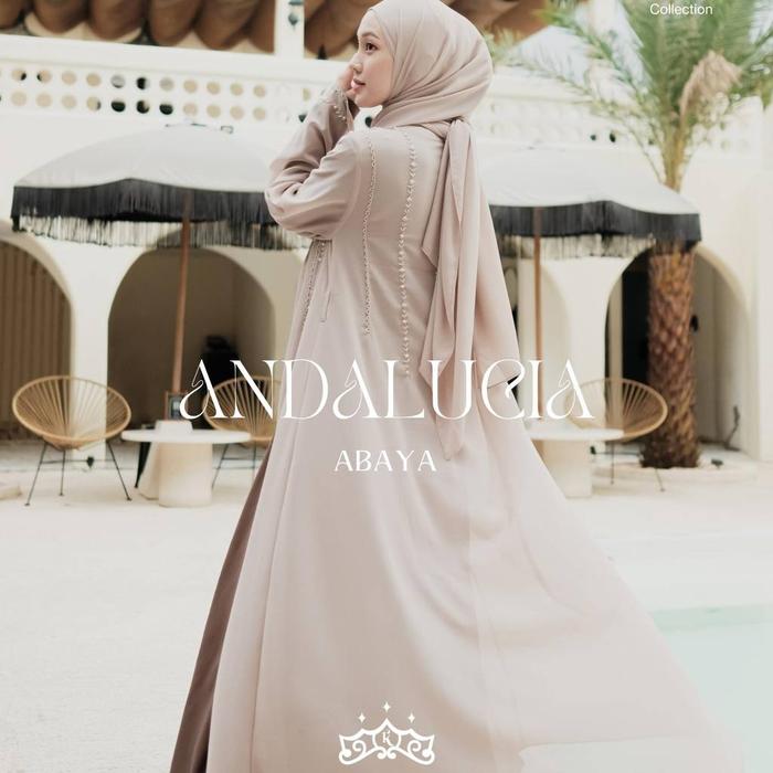 Gambar Kazami Outer Andalucia Abaya - Sabia, XS dari Yumna. id undefined Tokopedia