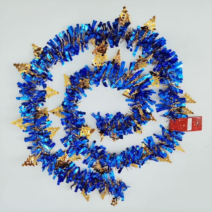 Gambar Slinger Natal Merah Hijau Silver Biru Dekorasi Christmas Tinsel Parcel - SS830 BIRU dari MadisonShop undefined Tokopedia