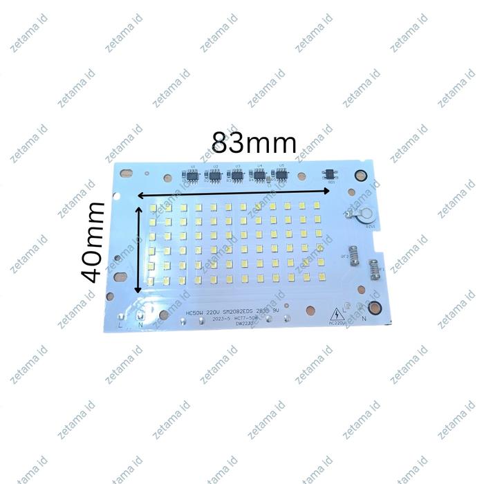 Gambar Modul LED Lampu Sorot Pcb Board Mesin Lampu Sorot Refill 220V AC - 50W WARM dari zetama id undefined Tokopedia