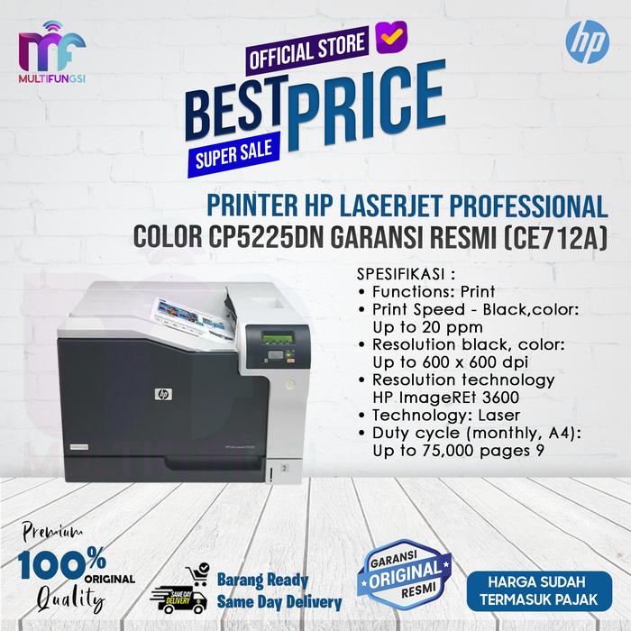Gambar Printer HP LaserJet Professional Color CP5225DN Garansi Resmi (CE712A) dari Multifungsi Online undefined Tokopedia