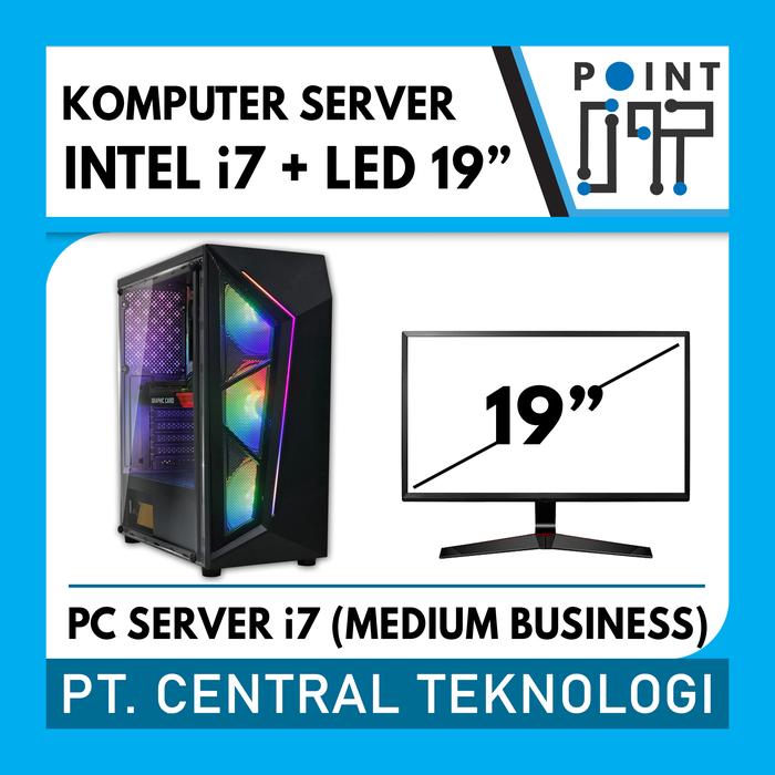 Jual PC RAKITAN SERVER i7 for Medium Business / RAM 16GB + LED 19 ...