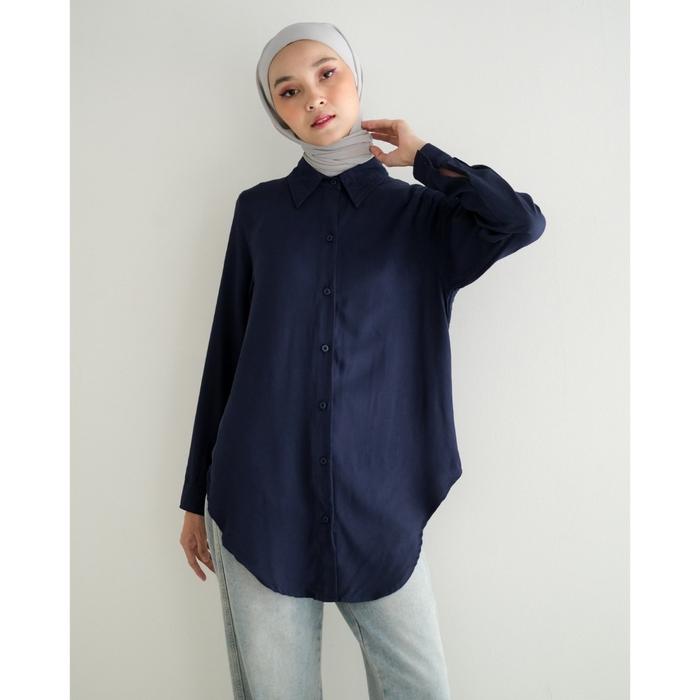 Gambar INZIE SHIRT MYRUBYLICIOUS - NAVY, S-M dari MYRUBYLICIOUS COLLECTIONS undefined Tokopedia