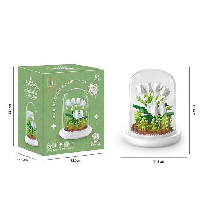 Gambar DIY Bunga Mainan Bricks Toy Bunga Building Blocks Flowers Balok Blok - Melati dari Loztoys undefined Tokopedia