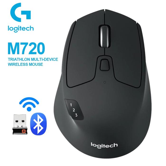 Gambar Logitech M720 Triathlon Multi Device Wireles Mouse - Mouse Only dari theawesomegadget undefined Tokopedia