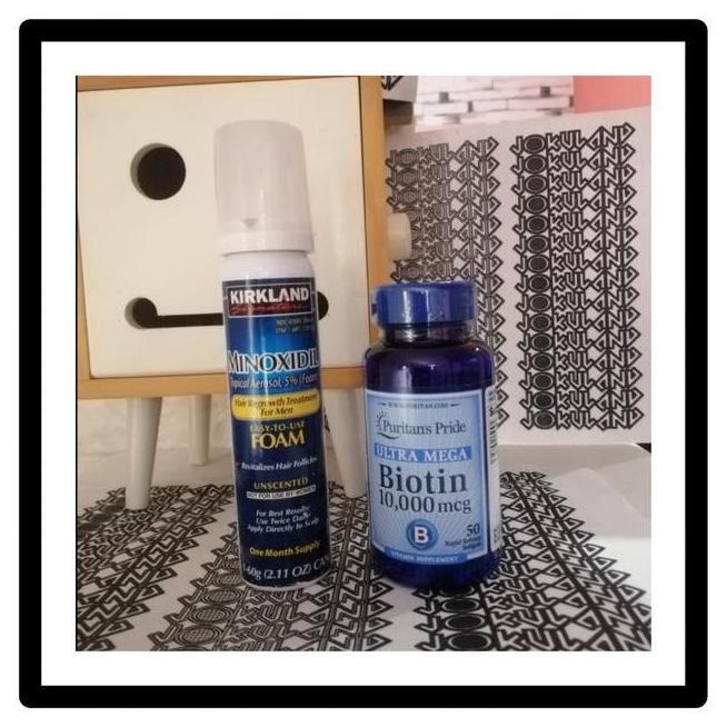 Gambar ANS ST KIRKLAND FOAM 5% Minoxidil + BIOTIN 10000 MCG - KF + 50 SOFTGEL dari Kamilla Official undefined Tokopedia