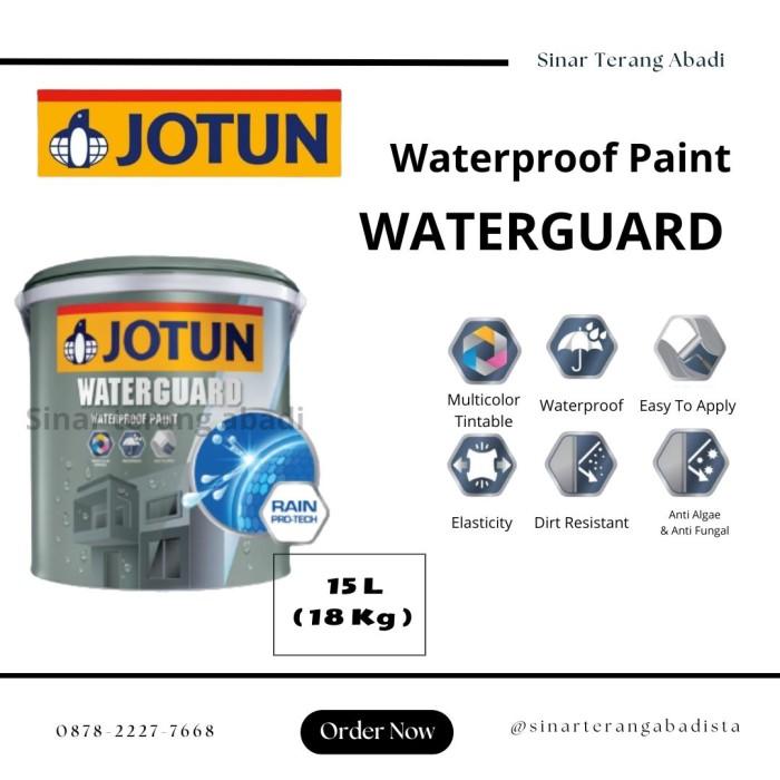 Gambar Jotun Waterguard Cat pelapis Anti Bocor Base A 6032 imperial jade 18KG dari SINAR TERANG ABADI 1 & 2 undefined Tokopedia