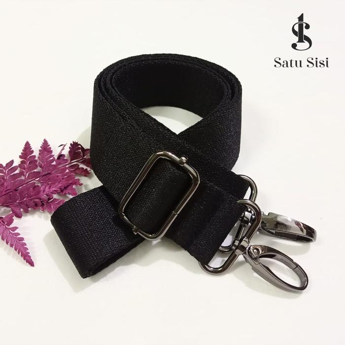 Gambar Long Strap Bag Unisex Premium - Hitam, Nikel dari Satu Sisi_NEW undefined Tokopedia
