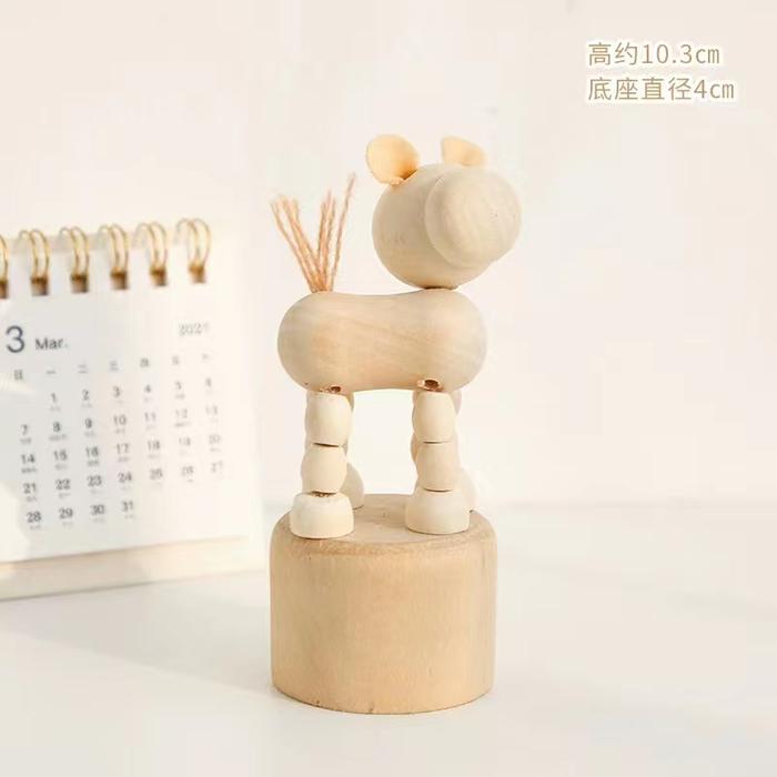 Gambar Boneka Kayu Menari Hiasan Meja Dekorasi Kamar Ornamen Lucu Mainan - Kuda dari Nofunid undefined Tokopedia