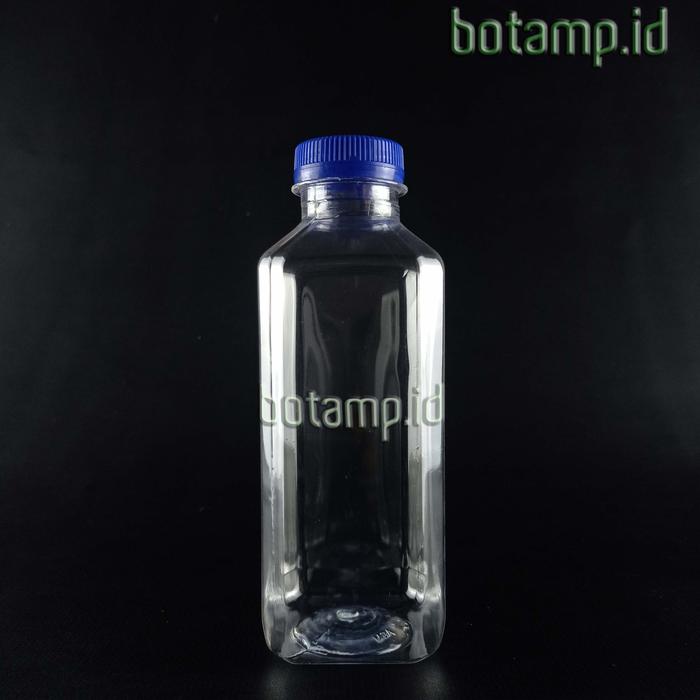 Gambar BOTOL ALMOND 250ML KOTAK / KICK - Biru dari BOTAMP PACKAGING undefined Tokopedia