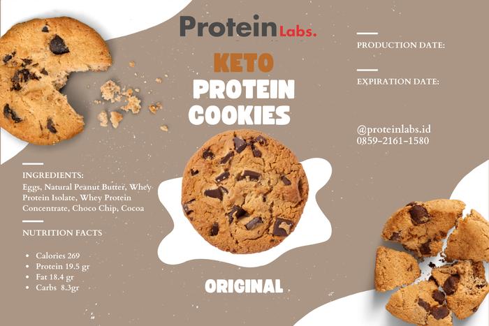 Gambar Protein Keto Cookies 20 gr Protein - 4, Original dari Proteinlabs undefined Tokopedia