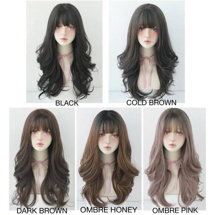 Gambar Aegyoshoppe - R266 Full Korean Wig Layer Wave Long 60cm - Full honey Flax dari Aegyoshoppe undefined Tokopedia